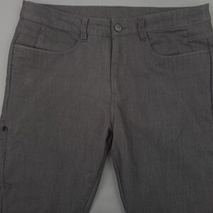 BYLT Pants Mens 33x30 Gray Everyday Pant 2.0 Slim Fit Stretch 5-Pocket Chino